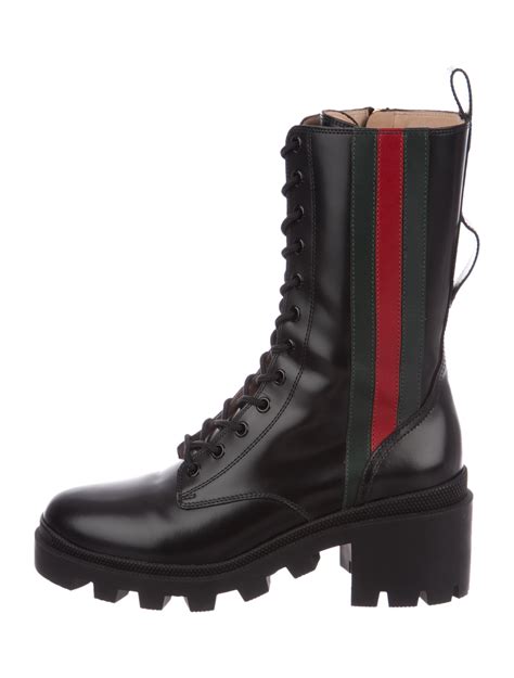 cheap gucci boots for men|gucci combat boots men's.